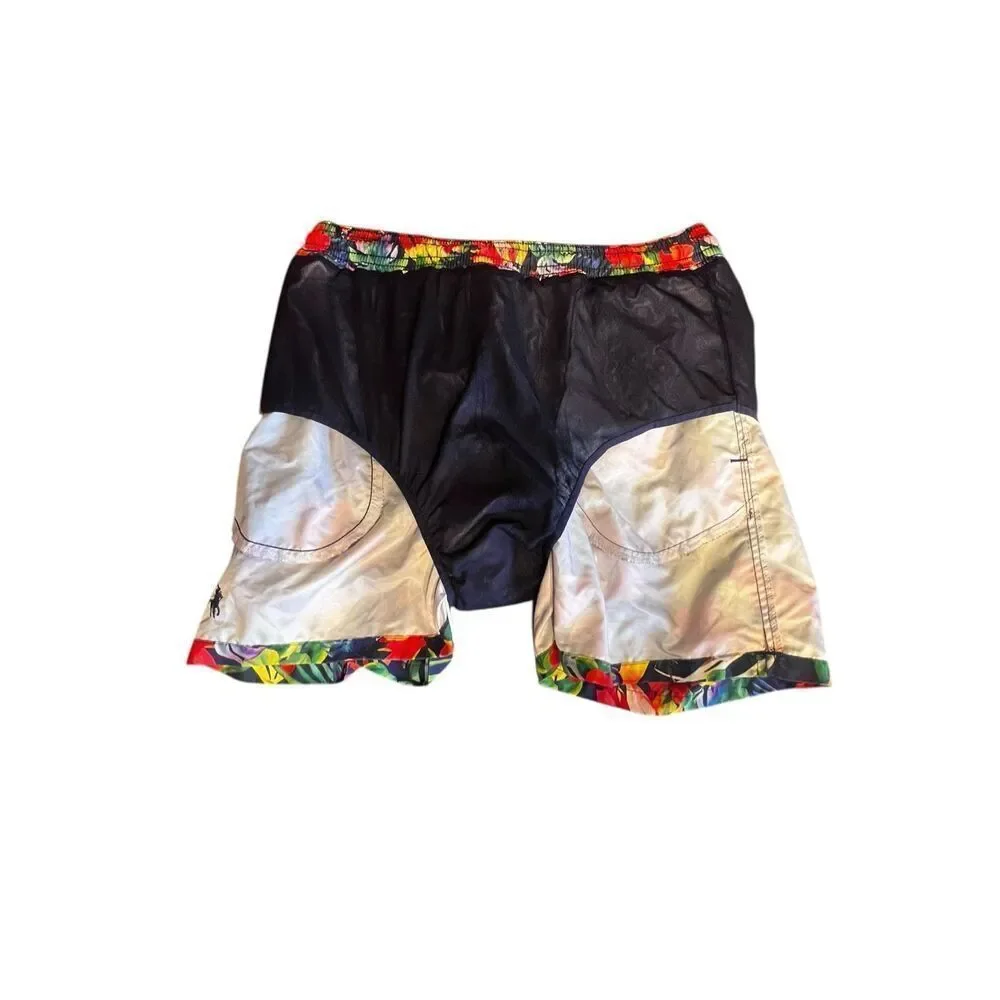 Polo Ralph Lauren Shorts Mens XL Swim Trunks Tropical Floral Beach Vacation